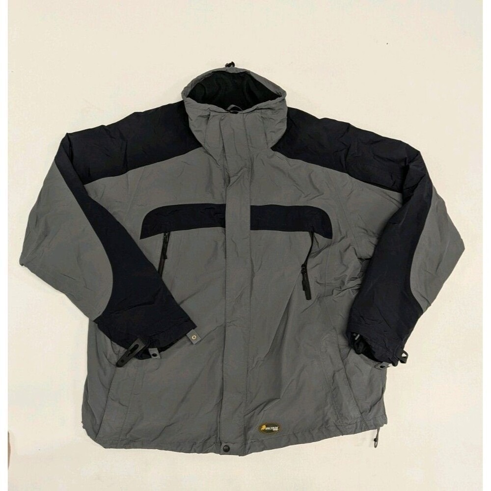 Gorpcore Cabela's Dry Plus Soft Shell Jacket 3XLT Gray Hiking Outdoor Coat Nylon